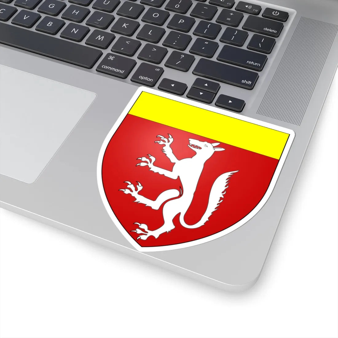 Blason du clan McQuillan (Ireland) (Coat of Arms) STICKER Vinyl Kiss-Cut Decal - The Sticker Space