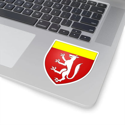 Blason du clan McQuillan (Scotland) (Coat of Arms) STICKER Vinyl Kiss-Cut Decal - The Sticker Space