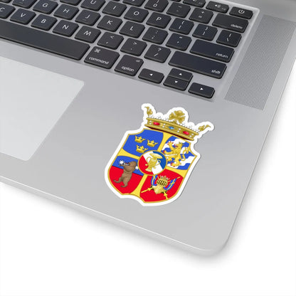 Blason du Duc Jean Vasa après-1560 (Finland) (Coat of Arms) STICKER Vinyl Kiss-Cut Decal - The Sticker Space
