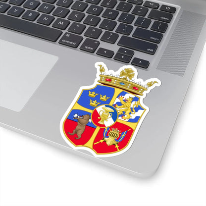 Blason du Duc Jean Vasa après-1560 (Finland) (Coat of Arms) STICKER Vinyl Kiss-Cut Decal - The Sticker Space