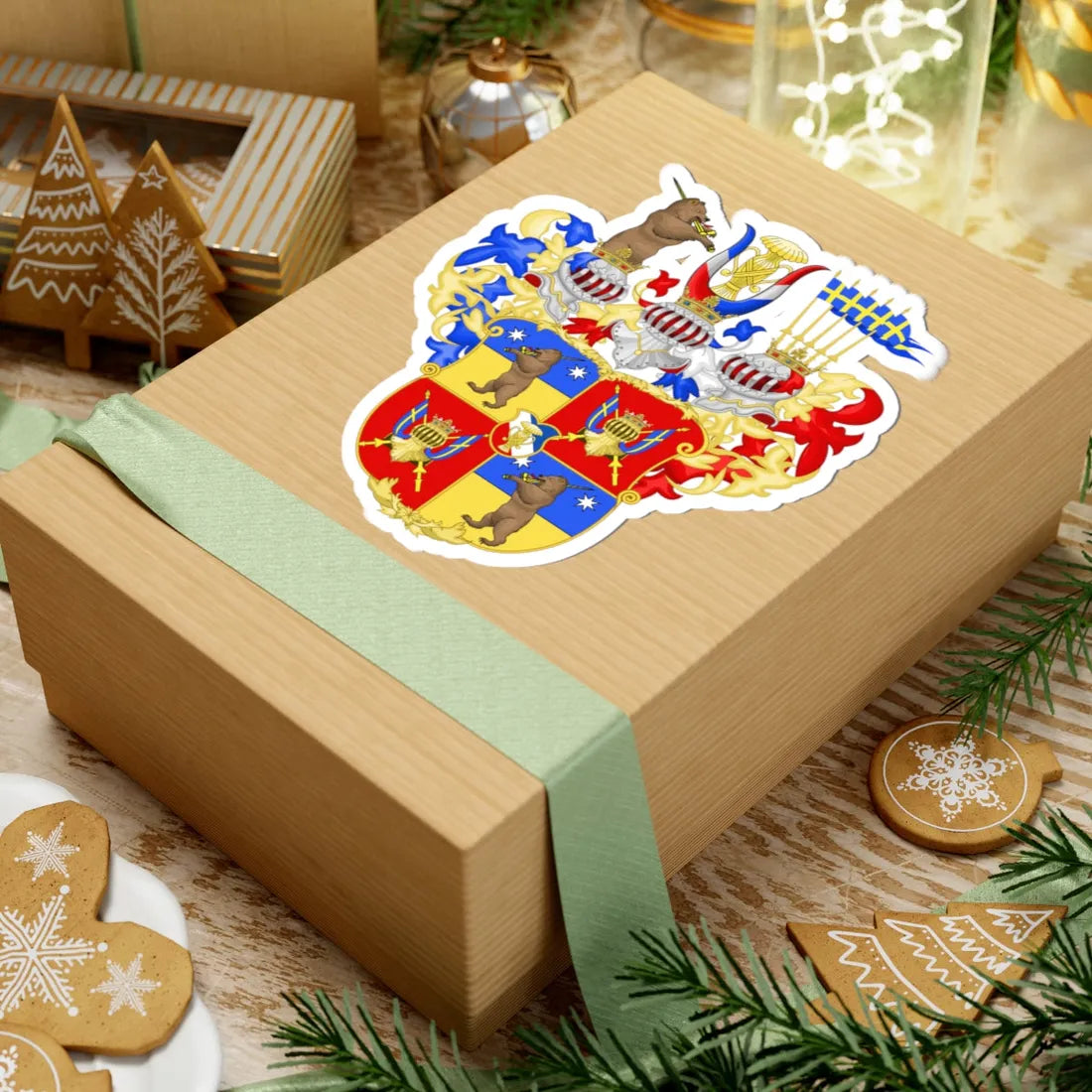 Blason du Duc Jean Vasa avant-1560 (Finland) (Coat of Arms) STICKER Vinyl Kiss-Cut Decal - The Sticker Space