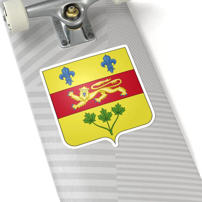 Blason du Québec 1868-1939 - écu moderne (Canada) (Coat of Arms) STICKER Vinyl Kiss-Cut Decal - The Sticker Space