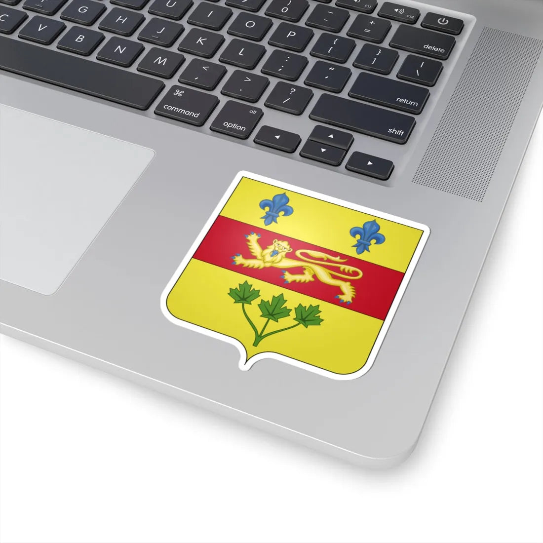 Blason du Québec 1868-1939 - écu moderne (Canada) (Coat of Arms) STICKER Vinyl Kiss-Cut Decal - The Sticker Space