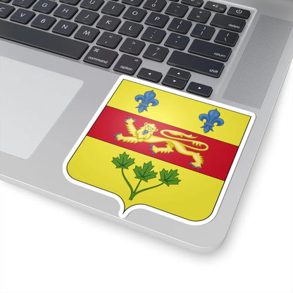 Blason du Québec 1868-1939 - écu moderne (Canada) (Coat of Arms) STICKER Vinyl Kiss-Cut Decal - The Sticker Space