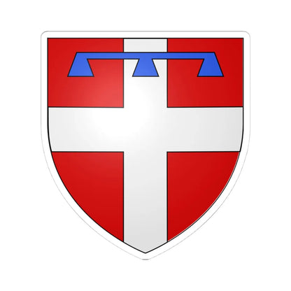 Blason duché it Piémont (Italy) (Coat of Arms) STICKER Vinyl Kiss-Cut Decal 4 Inch White - The Sticker Space