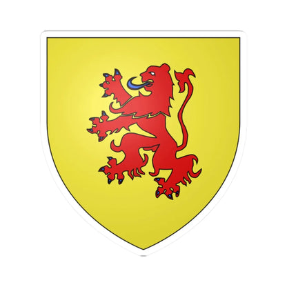 Blason Duncan de Fife (Scotland) (Coat of Arms) STICKER Vinyl Kiss-Cut Decal 2 Inch White - The Sticker Space