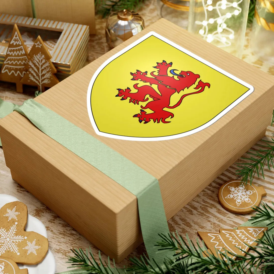 Blason Duncan de Fife (Scotland) (Coat of Arms) STICKER Vinyl Kiss-Cut Decal - The Sticker Space