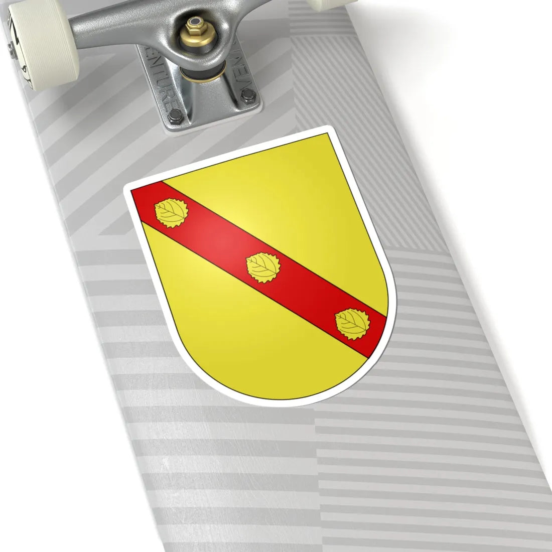 Blason Es Aguerrebehere Cinco Villas (Spain) (Coat of Arms) STICKER Vinyl Kiss-Cut Decal - The Sticker Space