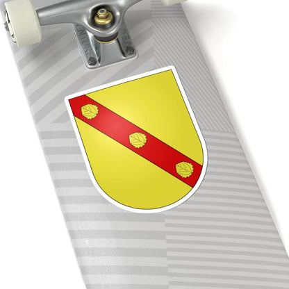 Blason Es Aguerrebehere Cinco Villas (Spain) (Coat of Arms) STICKER Vinyl Kiss-Cut Decal - The Sticker Space