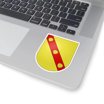 Blason Es Aguerrebehere Cinco Villas (Spain) (Coat of Arms) STICKER Vinyl Kiss-Cut Decal - The Sticker Space