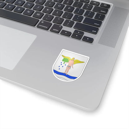Blason Es famille Abaitua Biscaye (Spain) (Coat of Arms) STICKER Vinyl Kiss-Cut Decal - The Sticker Space