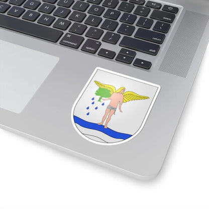 Blason Es famille Abaitua Biscaye (Spain) (Coat of Arms) STICKER Vinyl Kiss-Cut Decal - The Sticker Space