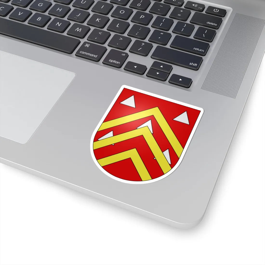 Blason Es famille Abalie Donostia (Spain) (Coat of Arms) STICKER Vinyl Kiss-Cut Decal - The Sticker Space