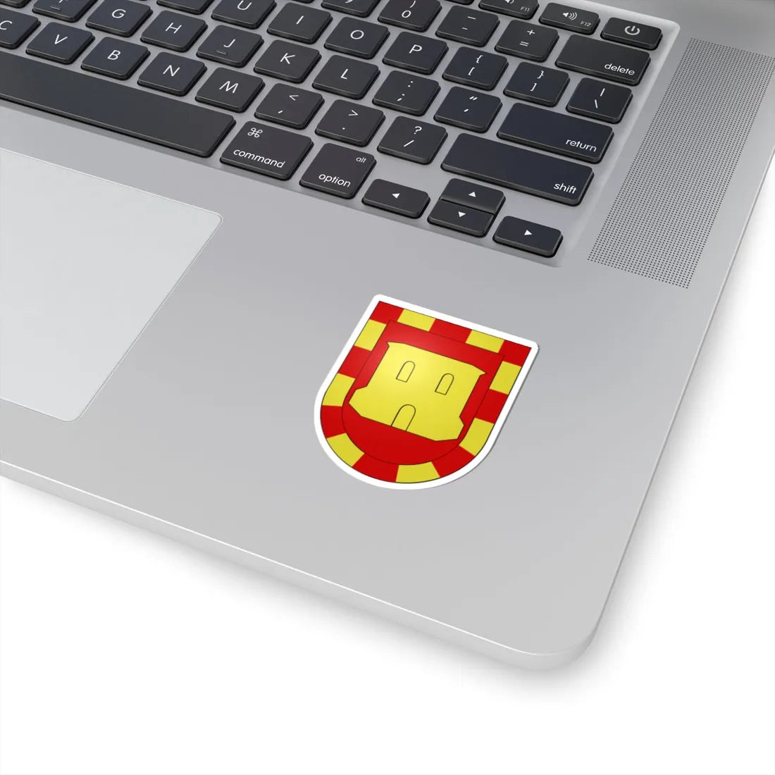 Blason Es famille Abalos 2 Navarre (Spain) (Coat of Arms) STICKER Vinyl Kiss-Cut Decal - The Sticker Space