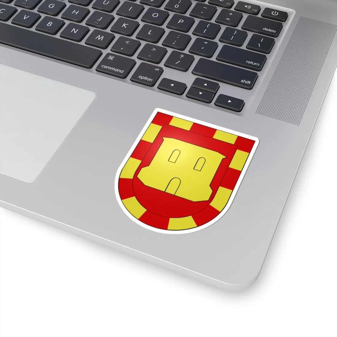 Blason Es famille Abalos 2 Navarre (Spain) (Coat of Arms) STICKER Vinyl Kiss-Cut Decal - The Sticker Space
