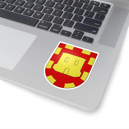 Blason Es famille Abalos 2 Navarre (Spain) (Coat of Arms) STICKER Vinyl Kiss-Cut Decal - The Sticker Space