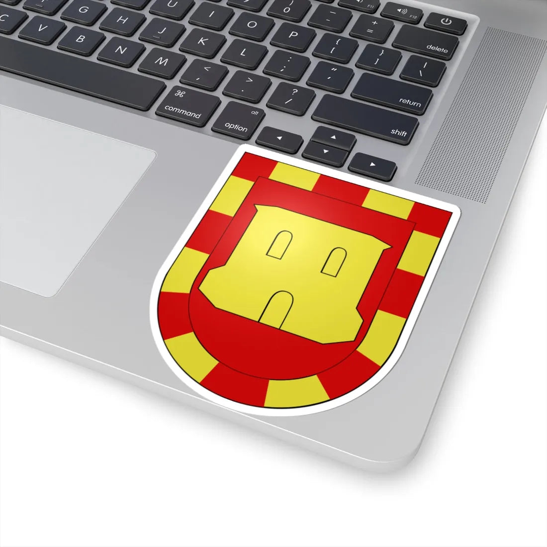 Blason Es famille Abalos 2 Navarre (Spain) (Coat of Arms) STICKER Vinyl Kiss-Cut Decal - The Sticker Space