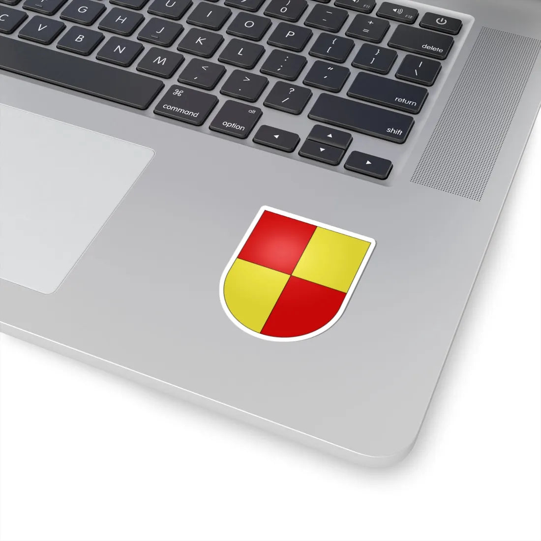 Blason Es famille Abalos Navarre (Spain) (Coat of Arms) STICKER Vinyl Kiss-Cut Decal - The Sticker Space