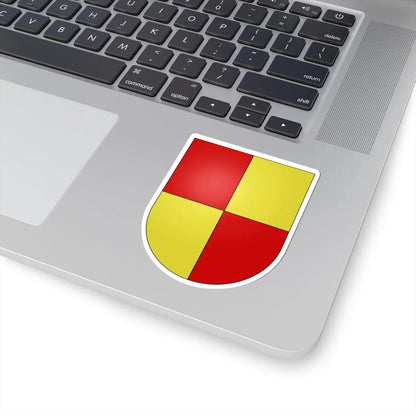 Blason Es famille Abalos Navarre (Spain) (Coat of Arms) STICKER Vinyl Kiss-Cut Decal - The Sticker Space
