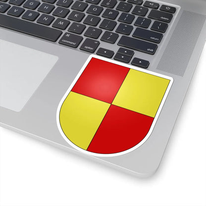 Blason Es famille Abalos Navarre (Spain) (Coat of Arms) STICKER Vinyl Kiss-Cut Decal - The Sticker Space