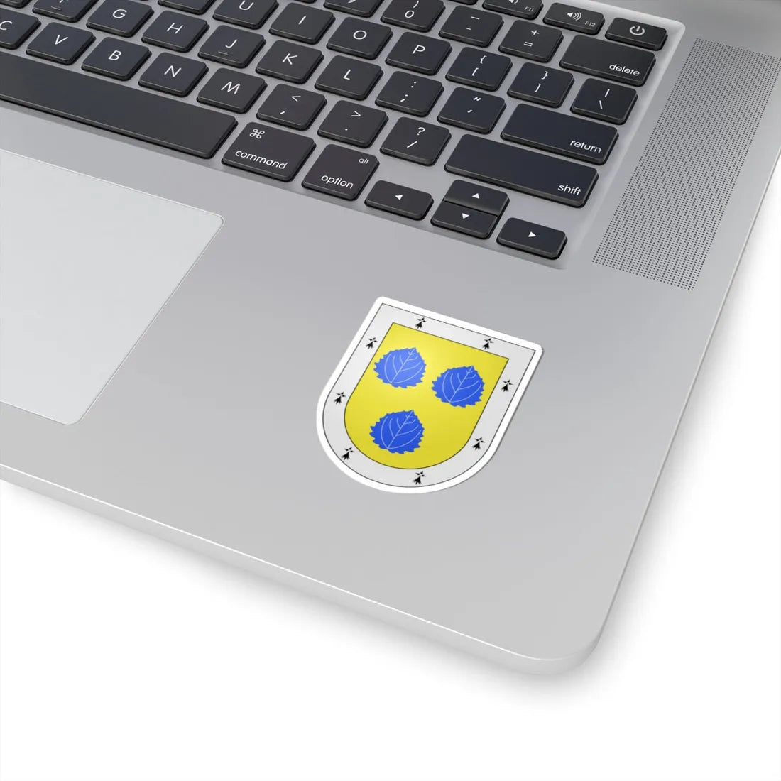 Blason Es famille Abasolo Biscaye (Spain) (Coat of Arms) STICKER Vinyl Kiss-Cut Decal - The Sticker Space