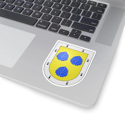 Blason Es famille Abasolo Biscaye (Spain) (Coat of Arms) STICKER Vinyl Kiss-Cut Decal - The Sticker Space