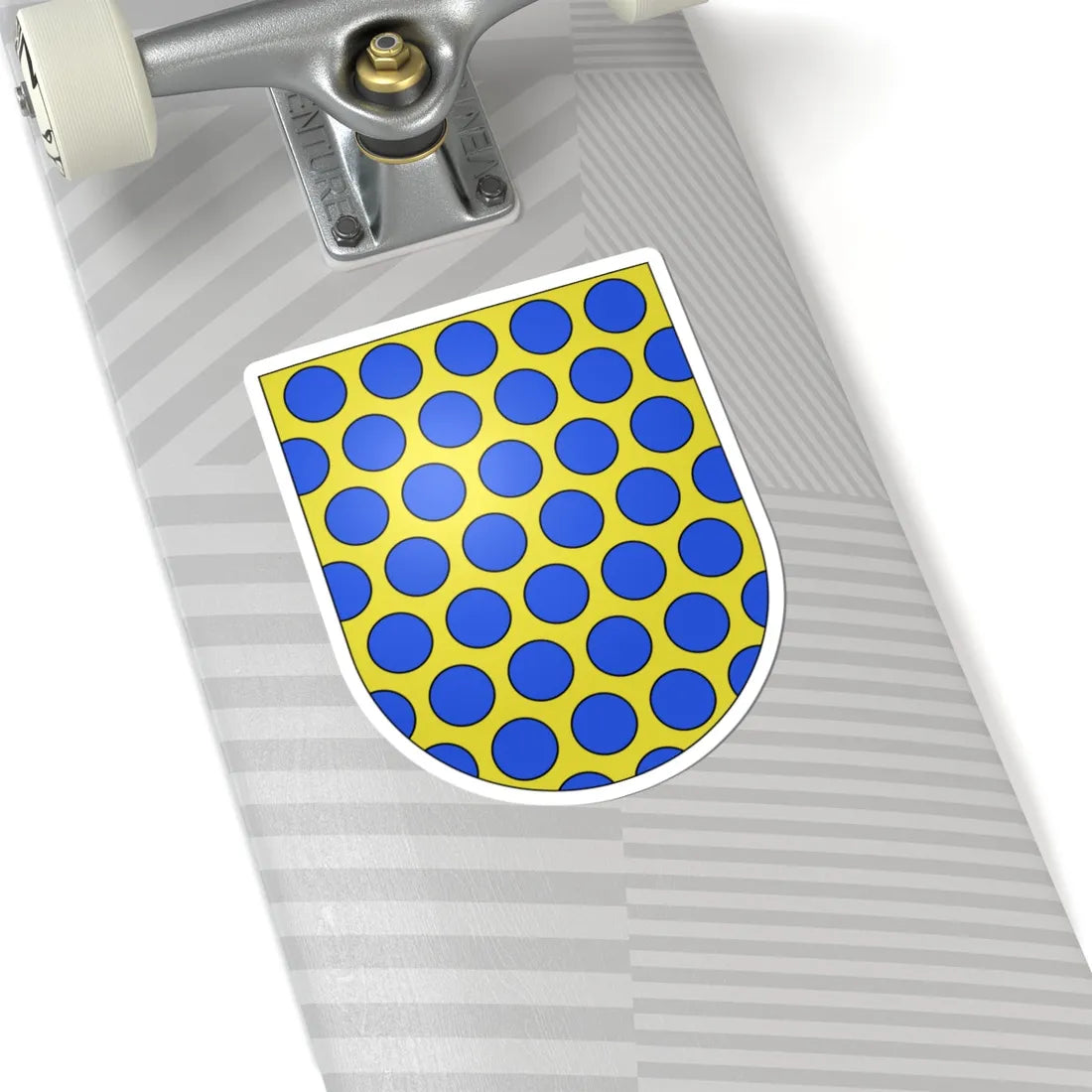 Blason Es famille Abendano Biscaye (Spain) (Coat of Arms) STICKER Vinyl Kiss-Cut Decal - The Sticker Space