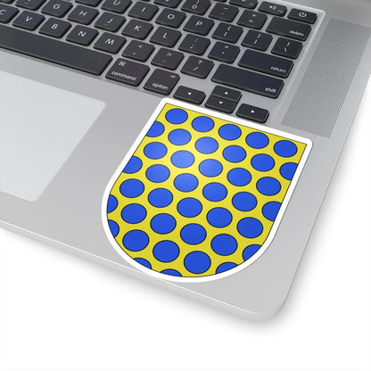 Blason Es famille Abendano Biscaye (Spain) (Coat of Arms) STICKER Vinyl Kiss-Cut Decal - The Sticker Space