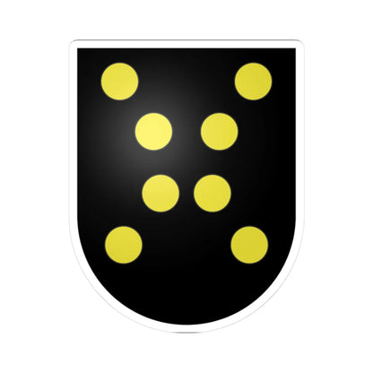 Blason Es famille Ablitas Navarre (Spain) (Coat of Arms) STICKER Vinyl Kiss-Cut Decal 3 Inch White - The Sticker Space