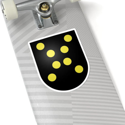 Blason Es famille Ablitas Navarre (Spain) (Coat of Arms) STICKER Vinyl Kiss-Cut Decal - The Sticker Space