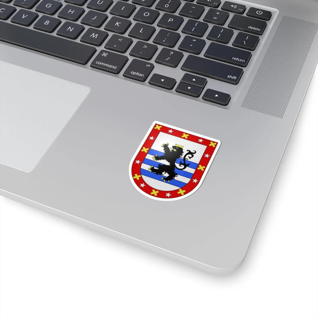Blason Es famille Abrisketa Biscaye (Spain) (Coat of Arms) STICKER Vinyl Kiss-Cut Decal - The Sticker Space