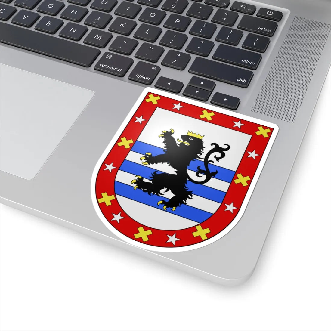 Blason Es famille Abrisketa Biscaye (Spain) (Coat of Arms) STICKER Vinyl Kiss-Cut Decal - The Sticker Space