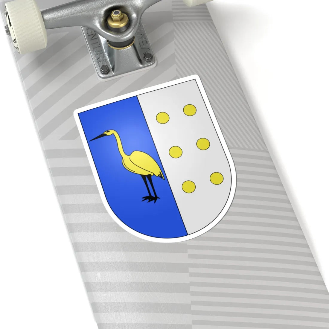 Blason Es famille Acebal Pays basque (Spain) (Coat of Arms) STICKER Vinyl Kiss-Cut Decal - The Sticker Space