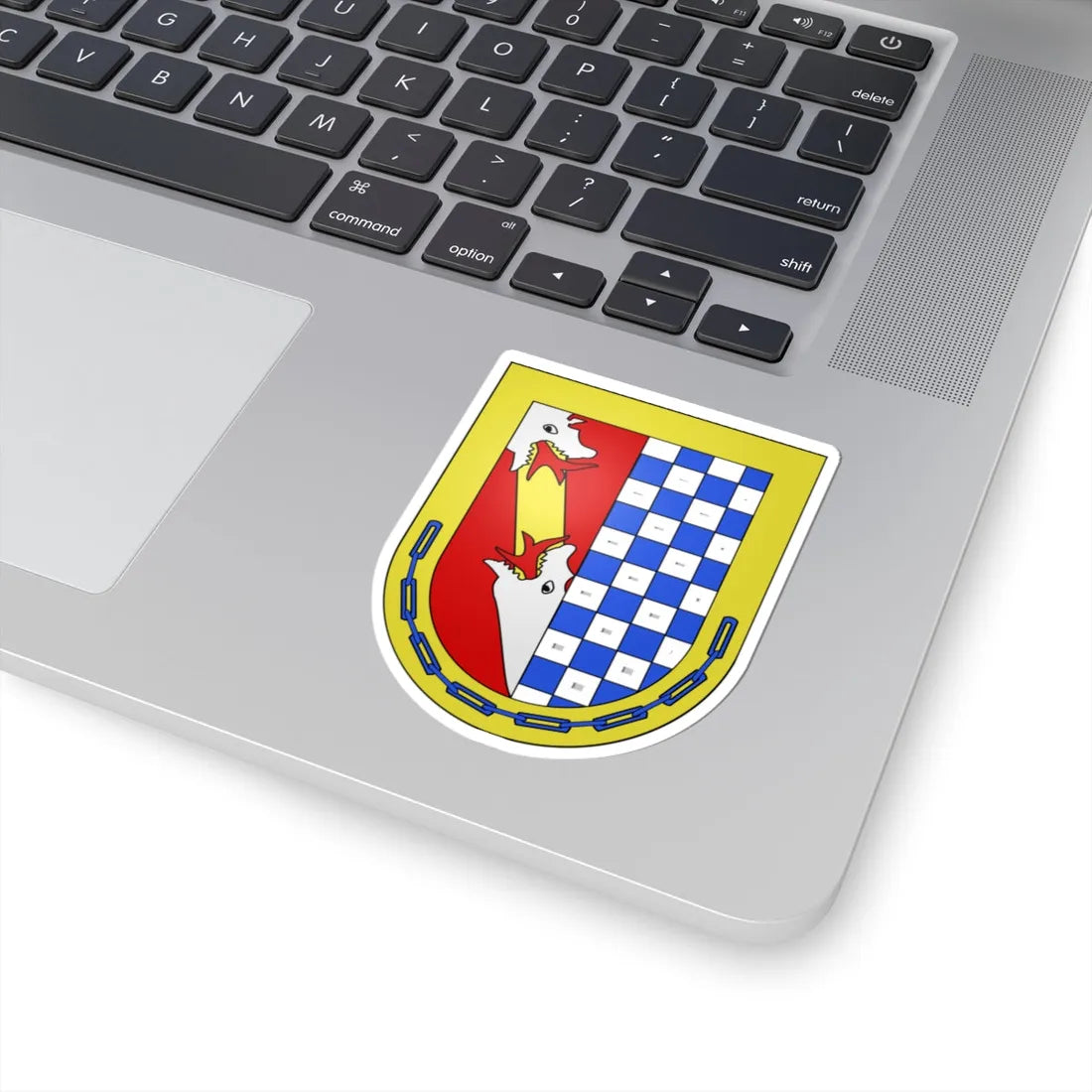 Blason Es famille Ada Basse-Navarre (Spain) (Coat of Arms) STICKER Vinyl Kiss-Cut Decal - The Sticker Space