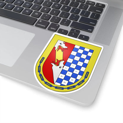 Blason Es famille Ada Basse-Navarre (Spain) (Coat of Arms) STICKER Vinyl Kiss-Cut Decal - The Sticker Space