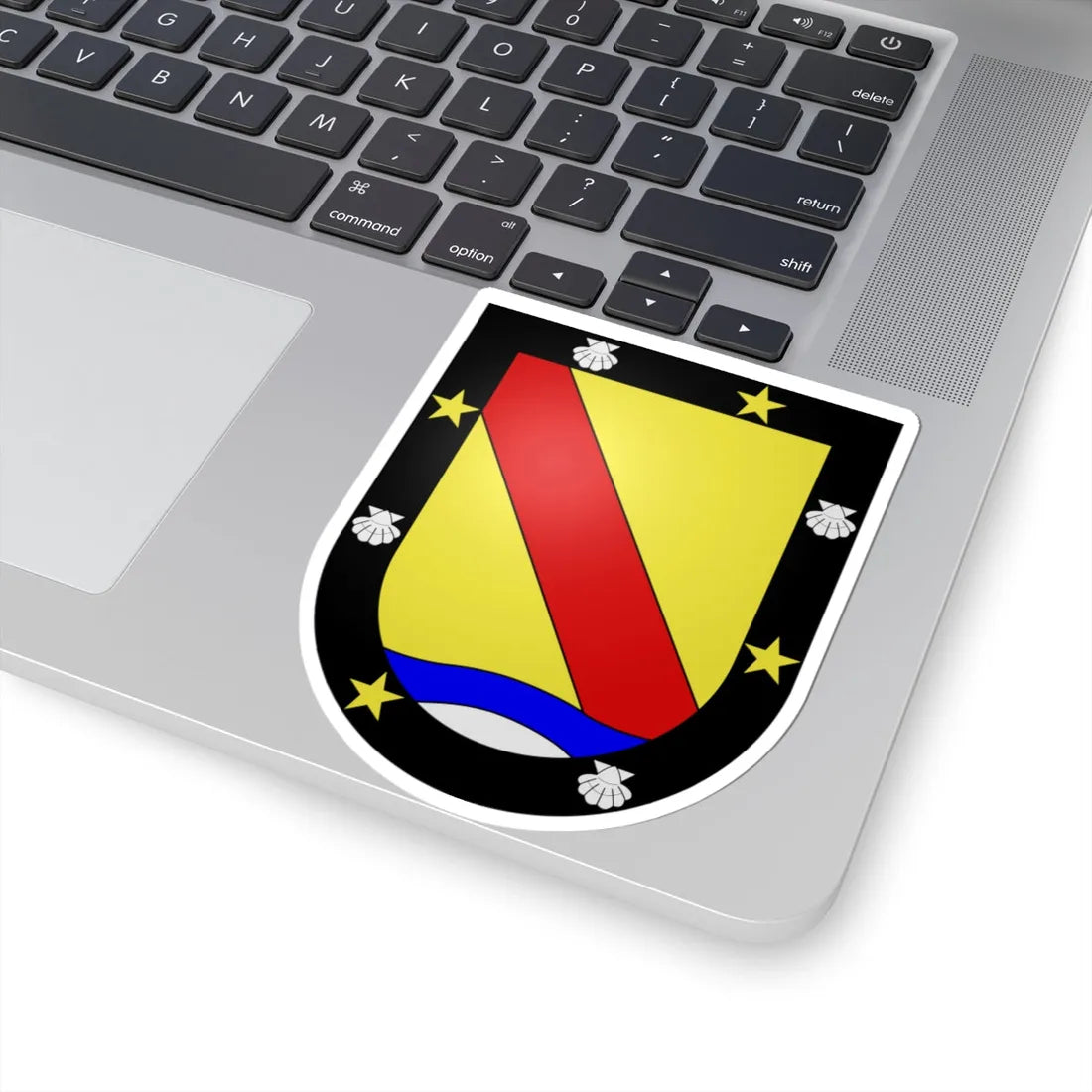 Blason Es famille Adriano Guipuscoa (Spain) (Coat of Arms) STICKER Vinyl Kiss-Cut Decal - The Sticker Space