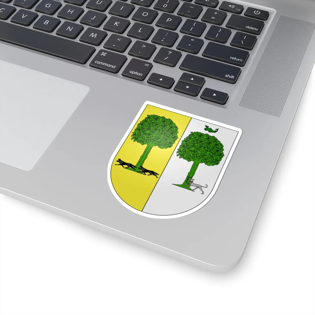 Blason Es famille Aedo Biscaye (Spain) (Coat of Arms) STICKER Vinyl Kiss-Cut Decal - The Sticker Space