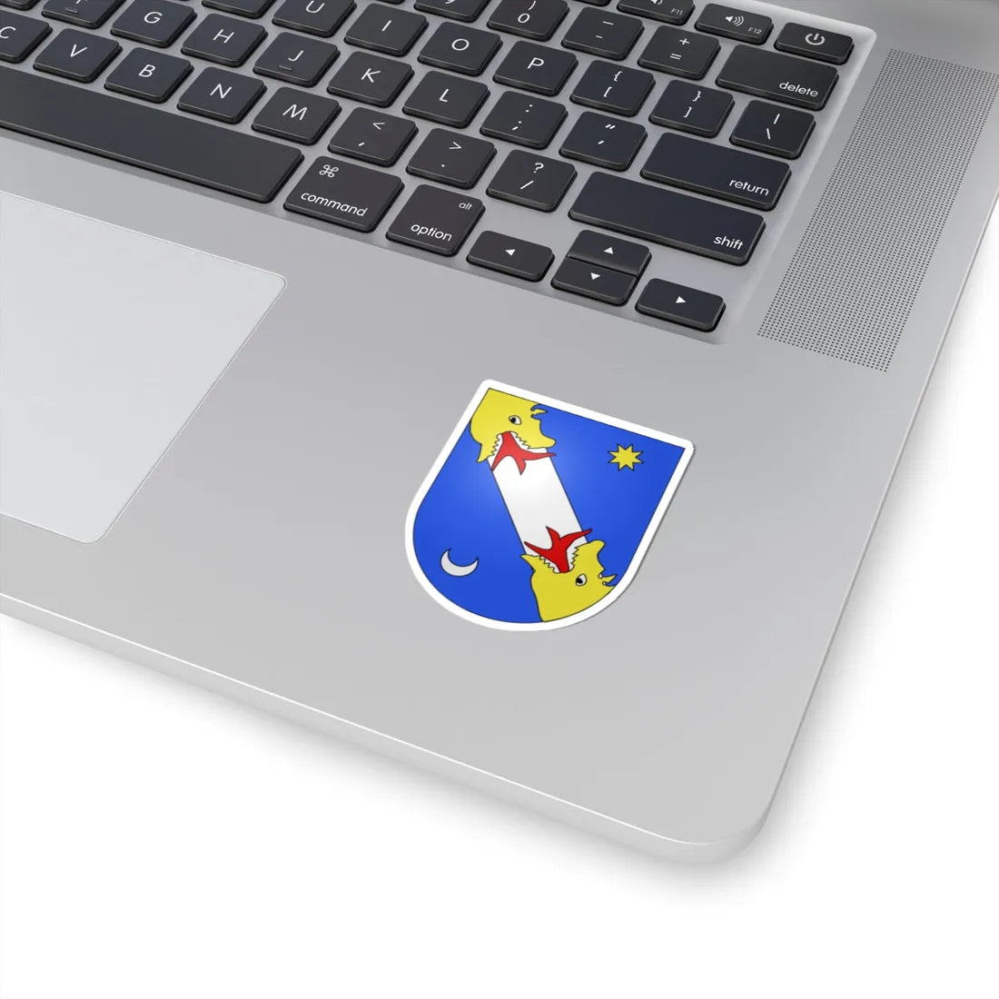 Blason Es famille Aeza Biscaye (Spain) (Coat of Arms) STICKER Vinyl Kiss-Cut Decal - The Sticker Space