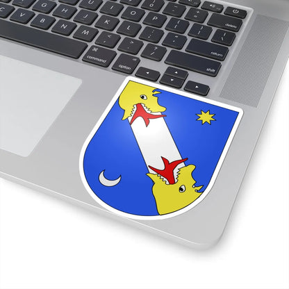 Blason Es famille Aeza Biscaye (Spain) (Coat of Arms) STICKER Vinyl Kiss-Cut Decal - The Sticker Space