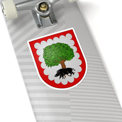 Blason Es famille Aezcoa vallée dAezcoa (Spain) (Coat of Arms) STICKER Vinyl Kiss-Cut Decal - The Sticker Space