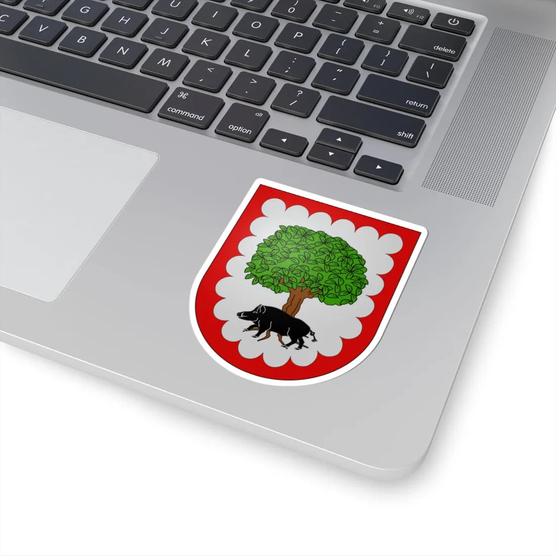 Blason Es famille Aezcoa vallée dAezcoa (Spain) (Coat of Arms) STICKER Vinyl Kiss-Cut Decal - The Sticker Space