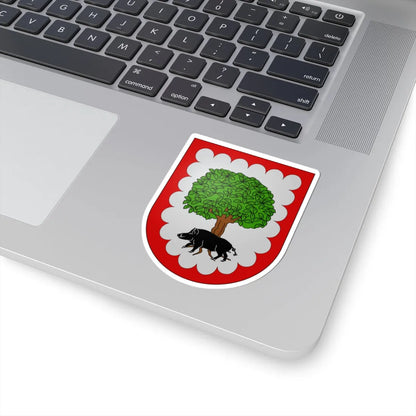 Blason Es famille Aezcoa vallée dAezcoa (Spain) (Coat of Arms) STICKER Vinyl Kiss-Cut Decal - The Sticker Space