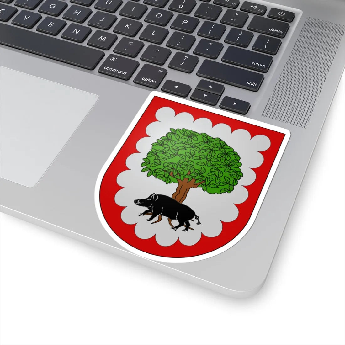 Blason Es famille Aezcoa vallée dAezcoa (Spain) (Coat of Arms) STICKER Vinyl Kiss-Cut Decal - The Sticker Space