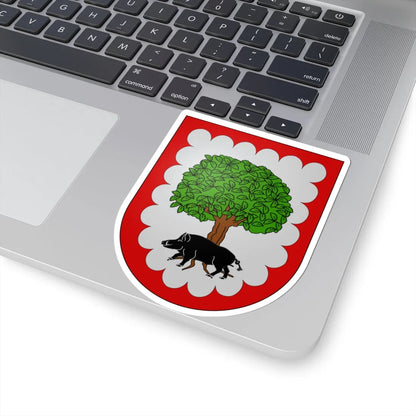 Blason Es famille Aezcoa vallée dAezcoa (Spain) (Coat of Arms) STICKER Vinyl Kiss-Cut Decal - The Sticker Space