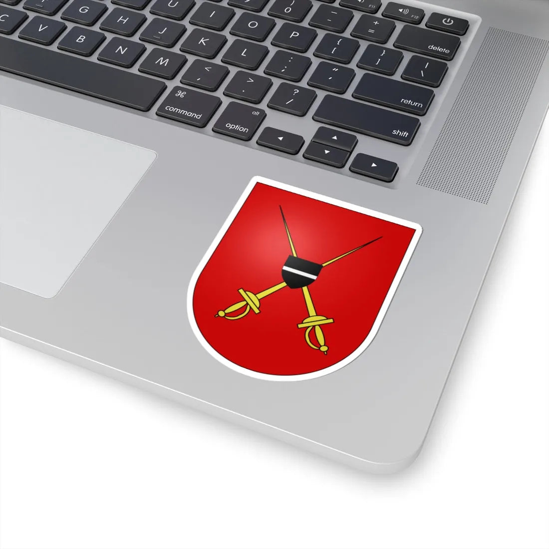 Blason Es famille Agnot-de-Champenard Biscaye (Spain) (Coat of Arms) STICKER Vinyl Kiss-Cut Decal - The Sticker Space