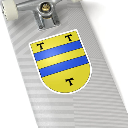 Blason Es famille Agos Navarre (Spain) (Coat of Arms) STICKER Vinyl Kiss-Cut Decal - The Sticker Space