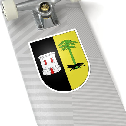 Blason Es famille Aguiñaga Eibar (Spain) (Coat of Arms) STICKER Vinyl Kiss-Cut Decal - The Sticker Space