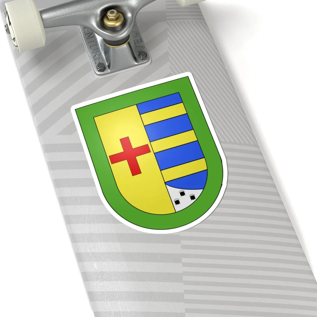 Blason Es famille Aizea Navarre (Spain) (Coat of Arms) STICKER Vinyl Kiss-Cut Decal - The Sticker Space