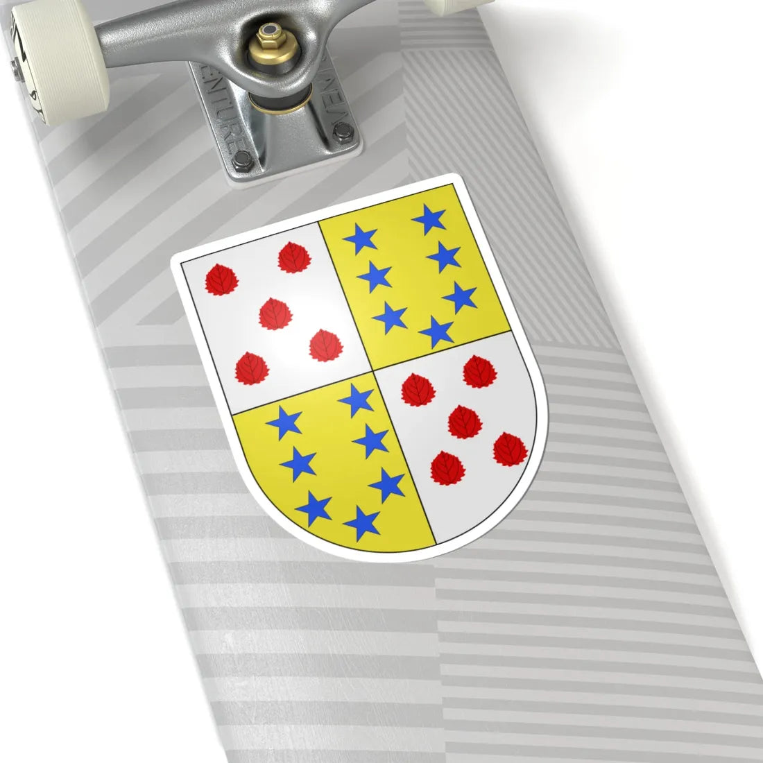 Blason Es famille Akorda Biscaye (Spain) (Coat of Arms) STICKER Vinyl Kiss-Cut Decal - The Sticker Space