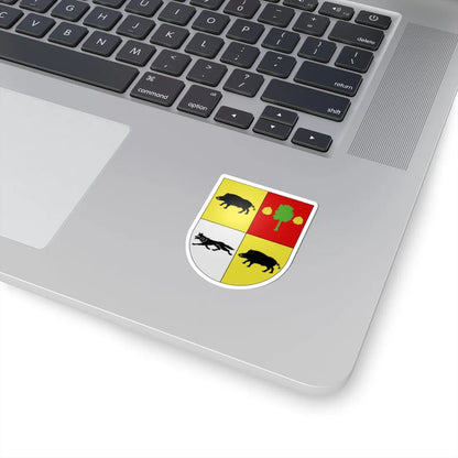 Blason Es famille Akutain Irun (Spain) (Coat of Arms) STICKER Vinyl Kiss-Cut Decal - The Sticker Space